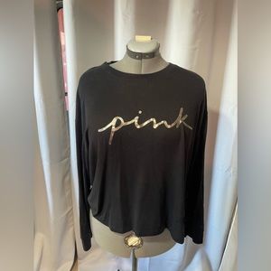 Victoria's Secret PINK Black Pullover Sweater